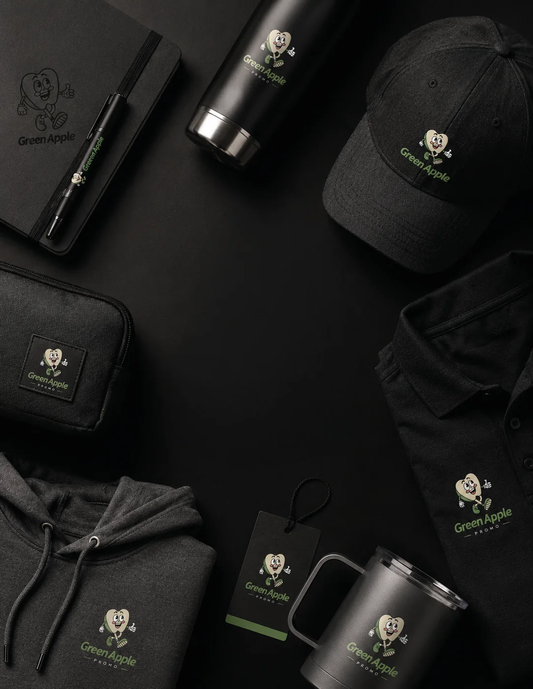 Green Apple Promo branded merchandise